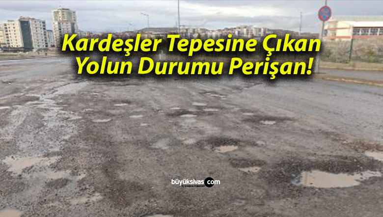 Kardeşler Tepesine Çıkan Yolun Durumu Perişan!