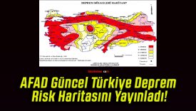 AFAD Güncel Türkiye Deprem Risk Haritasını Yayınladı!