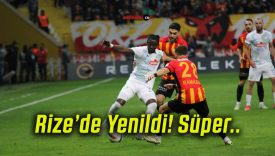 Kayserispor’a Rizespor Karşısında Tek Gol Yetti!