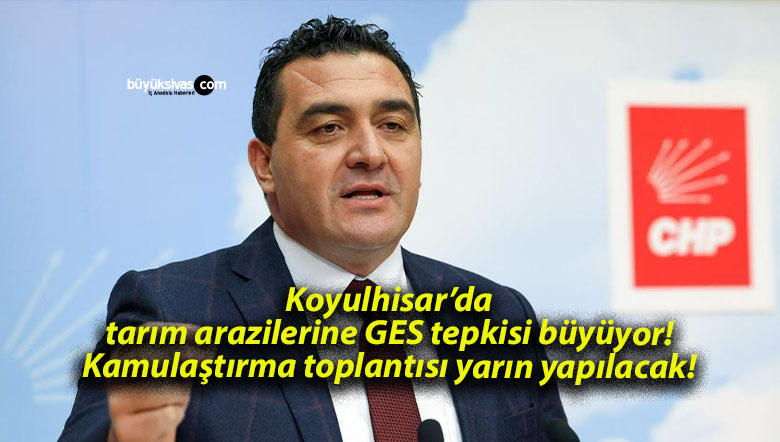 Koyulhisar’da tarım arazilerine GES tepkisi büyüyor! Kamulaştırma toplantısı yarın yapılacak!