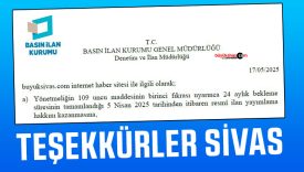 buyuksivas.com, resmi ilan yayımlama hakkı kazandı