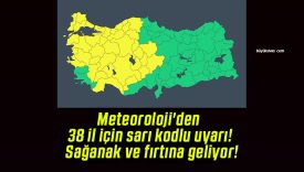 Meteoroloji’den 38 il için sarı kodlu uyarı! Sağanak ve fırtına geliyor!