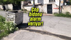 Sivas Esentepe’de çöp bidonu alarm veriyor! Çocukların sağlığı tehdit altında!