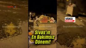 Sivas’ın En Bakımsız Dönemi! Manzaraya Bakın!