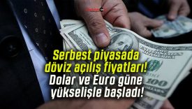 Serbest piyasada döviz açılış fiyatları! Dolar ve Euro güne yükselişle başladı!