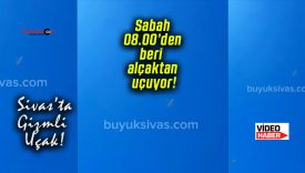 Sivas’ta gizemli uçak hareketliliği! Sabah 08.00’den beri alçaktan uçuyor!