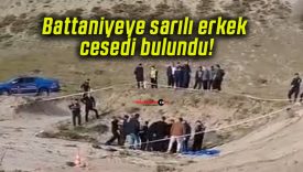 Battaniyeye sarılı erkek cesedi bulundu!