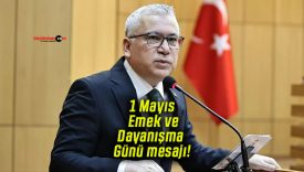 Vali Yılmaz Şimşek’ten 1 Mayıs Emek ve Dayanışma Günü mesajı!
