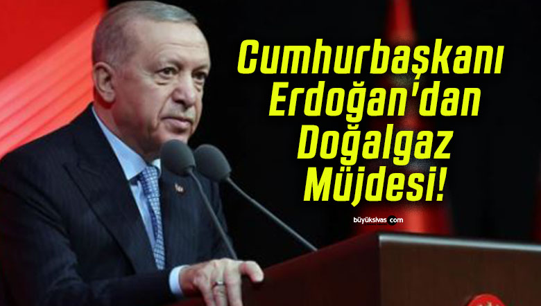 Cumhurbaşkanı Erdoğan’dan Doğalgaz Müjdesi!