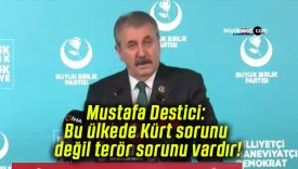 Mustafa Destici: Bu ülkede Kürt sorunu değil terör sorunu vardır!