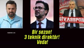 Bir sezon! 3 teknik direktör! Veda!