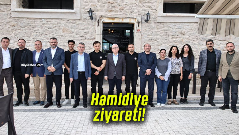Hamidiye Millet Bahçesi’ne inceleme ziyareti!