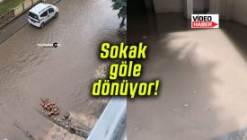 Sokak göle dönüyor!