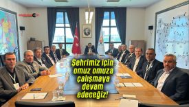 Şehrimiz için omuz omuza çalışmaya devam edeceğiz!