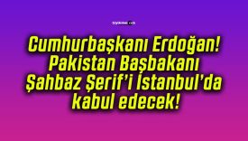 Cumhurbaşkanı Erdoğan! Pakistan Başbakanı Şahbaz Şerif’i İstanbul’da kabul edecek!