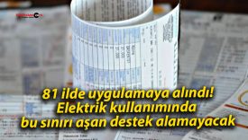 Sivas’ta Elektrik Faturalarında Yeni Dönem