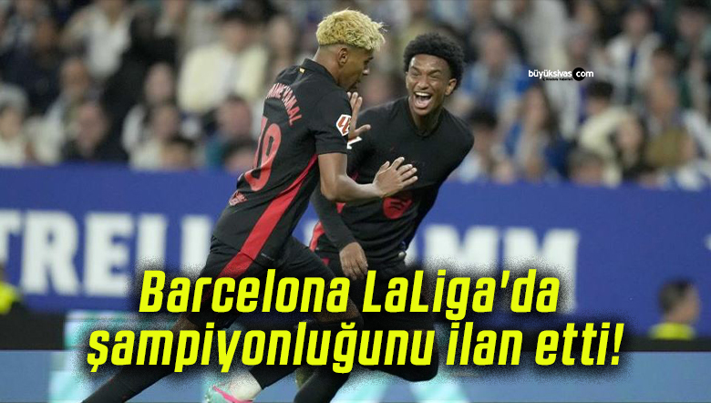 Barcelona LaLiga’da şampiyonluğunu ilan etti!