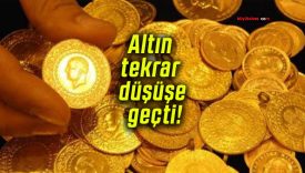 Altın tekrar düşüşe geçti!