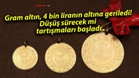Gram altın, 4 bin liranın altına geriledi! Düşüş sürecek mi tartışmaları başladı