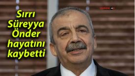 Sırrı Süreyya Önder hayatını kaybetti