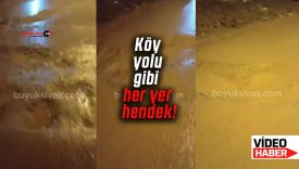 Köy yolu gibi her yer hendek!