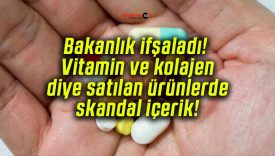 Bakanlık ifşaladı! Vitamin ve kolajen diye satılan ürünlerde skandal içerik!