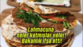 Lahmacuna neler katmışlar neler! Bakanlık ifşa etti!