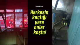 Herkesin kaçtığı yere onlar koştu!