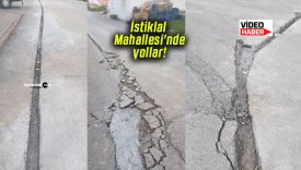 İstiklal Mahallesi’nde yollar tepki çekiyor!