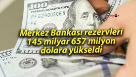 Merkez Bankası rezervleri 145 milyar 657 milyon dolara yükseldi