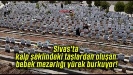 Sivas’ta kalp şeklindeki taşlardan oluşan bebek mezarlığı yürek burkuyor!