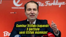 Cumhur İttifakı kapandı! 3 partiyle yeni ittifak mümkün!