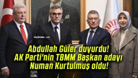 Abdullah Güler duyurdu! AK Parti’nin TBMM Başkan adayı Numan Kurtulmuş oldu!