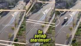 Sivas Fatih Mahallesi’nde su patlağı günlerdir onarılmıyor!