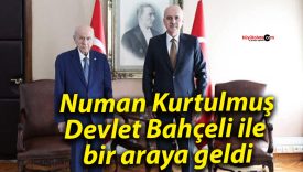 Numan Kurtulmuş, Devlet Bahçeli ile bir araya geldi