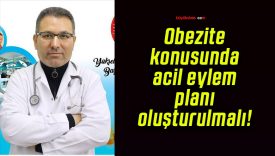 Obezite konusunda acil eylem planı oluşturulmalı!