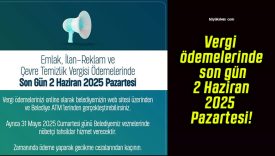 Vergi ödemelerinde son gün 2 Haziran 2025 Pazartesi!