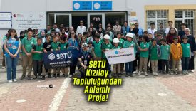 SBTÜ Kızılay Topluluğundan Anlamlı Proje!