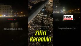 Sivas’ta zenginlerin mahallesinde zifiri karanlık!