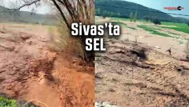 Sivas Kızılkavraz Köyü’nde sağanak sonrası sel felaketi!
