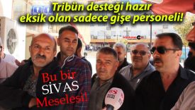 Sivasspor taraftarından tribün desteği hazır, eksik olan sadece gişe personeli!