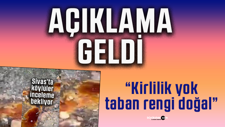 Güzelyurt’taki dere ile ilgili resmi açıklama: “Kirlilik yok, taban rengi doğal”