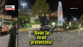 Sivas’ta İsrail protestosu! Meydanda Netanyahu maketi ve tabutlarla tepki gösterildi!
