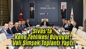 Sivas’ta Kene Tehlikesi Büyüyor! Vali Şimşek Toplantı Yaptı!