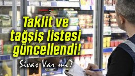 Taklit ve tağşiş listesi güncellendi!