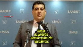 Mehmet Zahit Tokgöz: “Basın özgürlüğü demokrasimizin vicdanıdır”