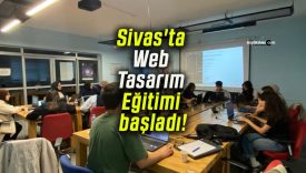 Sivas’ta Web Tasarım Eğitimi başladı!