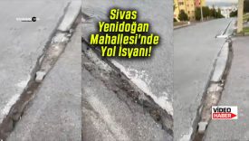 Sivas Yenidoğan Mahallesi’nde Yol İsyanı! 
