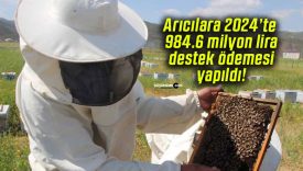 Arıcılara 2024’te 984.6 milyon lira destek ödemesi yapıldı!
