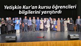 Yetişkin Kur’an kursu öğrencileri bilgilerini yarıştırdı